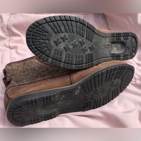 G.H. Bass & Co. Millie Herringbone Colorful Knit Side Laced Leather Boot - 8M - Picture 13 of 15